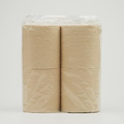 China BOOM Eco-Friendly Premium Quality ECO Virgin Rectangular Bamboo Wooden Toilet Paper Tissue Paper For Bathroom for sale