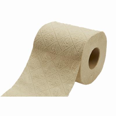 China Eco-friendly ECO BOOM Toilet Paper Tissue Paper Roll 3 Ply 200 Sheets 100% Virgin Pulp Makers Roll Tissue Toilet Paper for sale