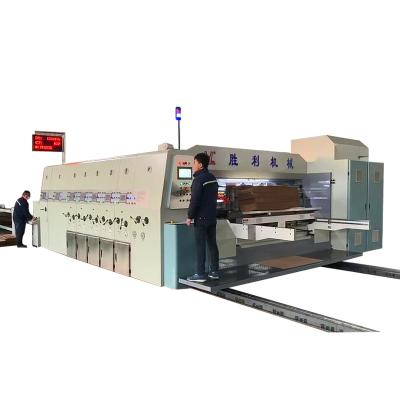 China Factory Flexo Printing Slotting Machine Carton Box Corrugated Cardboard Die Cutting Die Cutting Machine for sale