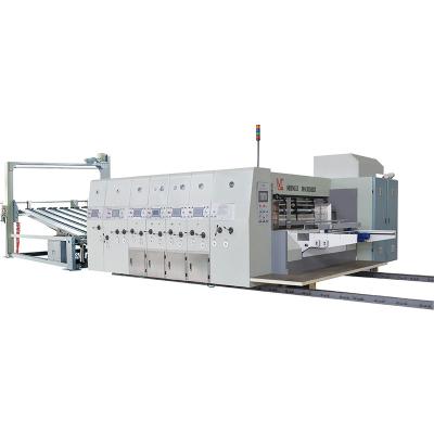 China Cardboard Flexo Corrugated Box Printing Cardboard Flexo Box Printing Slotting Die-cutter Machinery Flexo Printing Plate Making Machine for sale