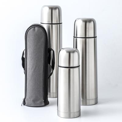 China Bullet Stainless Steel PORTABLE Vacuum Flask, 350ml 500ml 750ml 1000ml Stainless Steel Thermo Flask, Vacuum Mug Travel Coffee Mug for sale