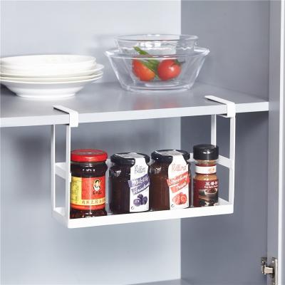 China Sustainable Home Buffets Hanging Basket Storage Rack Under Cabinet for sale