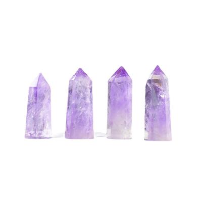 China China Brazilian Uruguay Wholesale Natural Crystal Ornament Decorative Amethyst Tower Geode For Meditation for sale