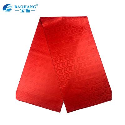 China Dress And Garment Fabric Plain Knitted 100% Polyester Dyed Damask for African75Dx150D for sale