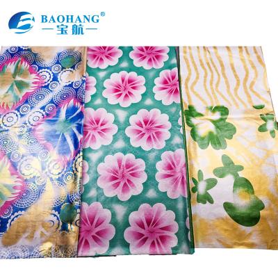 China Fashion 100%cotton bazin riche Africa Fabric With imprint 	Bazin Riche Fabric zu verkaufen