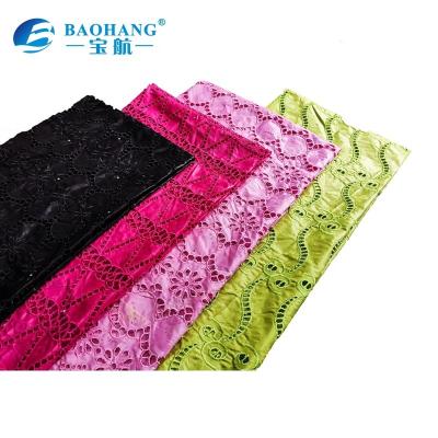 China Best Design embroidery african bazin lace with bead 5yards  net lace fabric for sale