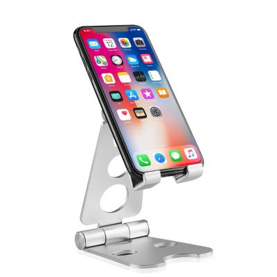 China Anti-scratch & Anti-Slippery Foldable Lazy Bracket Mobile Phone Tablet Stand Holder Desktop Mobile Phone Mount Bracket for sale