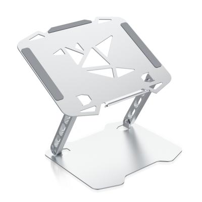 China New Foldable Laptop Mount Aluminum Silicone Stand Universal Portable Laptop Stand for sale