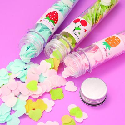 China Hand Bath Core Clean Scented Disposable Wash Colorful Shape Covers Mini Paper Soap for sale