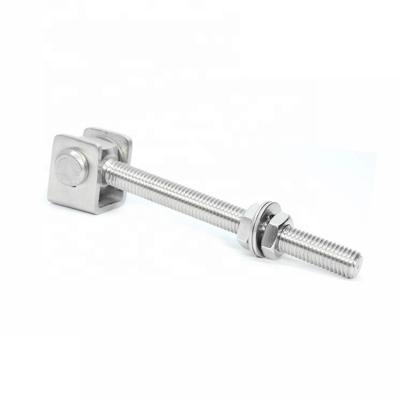 China Door External Door Hinge With Long Thread , M12 Stainless Steel Adjustable Hinges For Door for sale