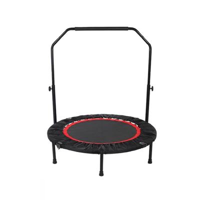 China Without Good Quality Large And Cheap Protective Net Bounce Board With Armrests Outdoor Fitness Folding Trampoline for sale