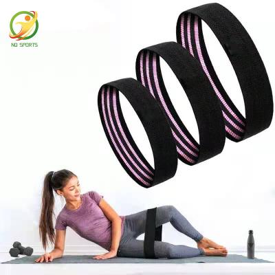 China nq band SPORTS Custom Logo Booty Bans Gym Fitness Hip Circle Resistance Bands Set 3 Set for sale