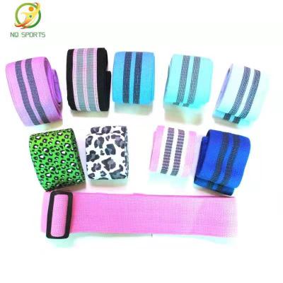 China Custom Logo Non Slip Design Workout Band Women Leopard Print Resistance Hip Bands for sale