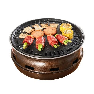 China Outdoor Household Portable Charcoal Grill WINSHIK Grill BBQ Oven BBQ Oven Korean Easily Cleaned Carbon Stove Roasting Grill for sale