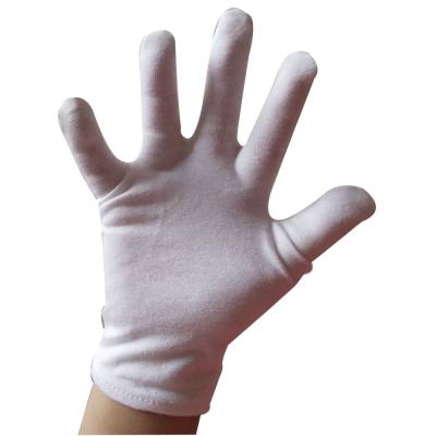 China Ceremonial Hand Gloves White Knitted Cotton Bamboo Hand Gloves For Kids for sale