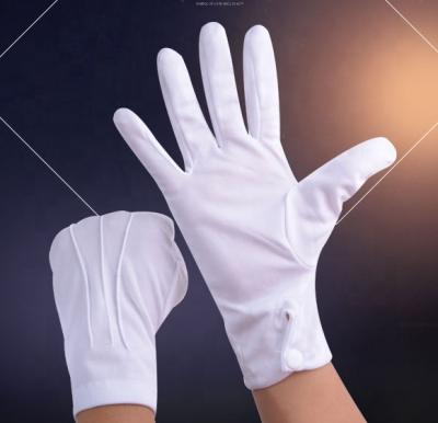 China Church White Cotton Women Military White Gloves Cotton White Gloves Hand for sale