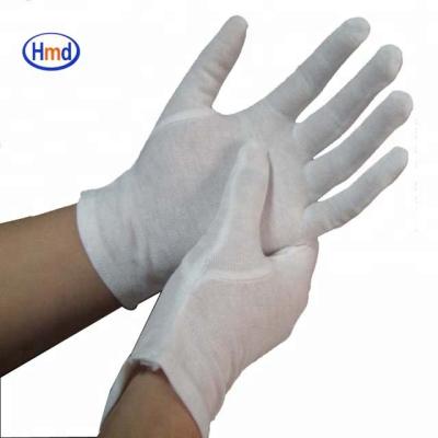 China White Parade Gloves Military Parade Gloves Police Ceremonial Cotton Gloves for sale