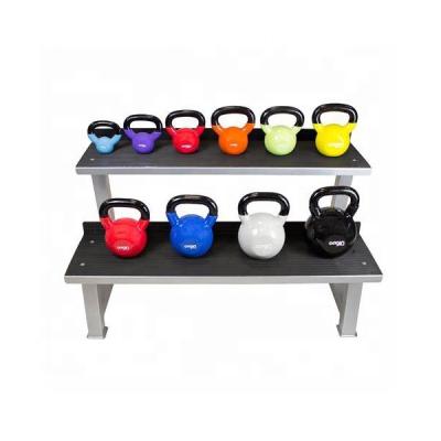 China Indoor High Quality Hot Selling 10 Pairs Stand Up Dumbbell Home Commercial Wholesale Dumbbell Weight Gym Kettlebell Set Rack for sale