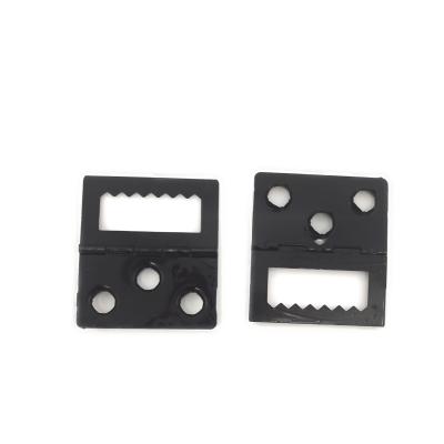 China Assets; Wholesale Black Zinc Iron Q195 Antirust Rustproof Picture Frames Sawtooth Folding Hinge for sale