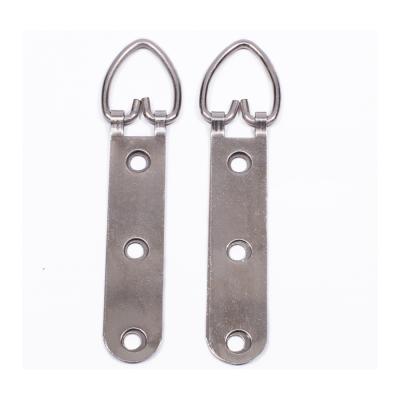 China Durable Q195 Iron White Nickel Heavy Duty Back Frame Metal Picture Wall Hanging Hook for sale