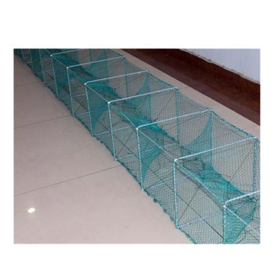 China HDPE Long Trap Fishing Trap Cast Net Trap Fishing Live Crayfish/Crab/Lobster for sale