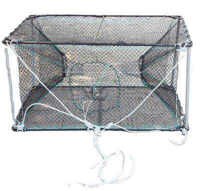 China Rectangular Fishing Folding crab cage shrimp cuttlefish Octopus fishing trap for sale