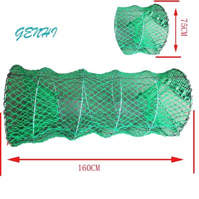 China Main products 75 * 160cm knotless net crawfish traps fish cages aquaculture farming Cod trap for sale