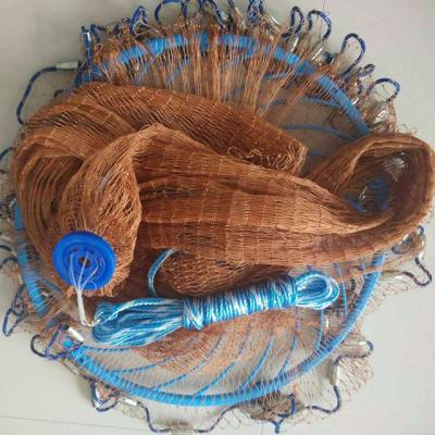 China cast net fishing High-quality monofilament fishing cast nets magic spin network easy throw for sale