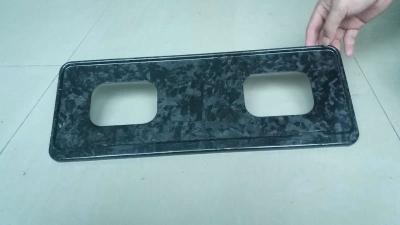 China Professional China Fabricator Custom Forged Carbon Fiber Car License Frame Plate for sale