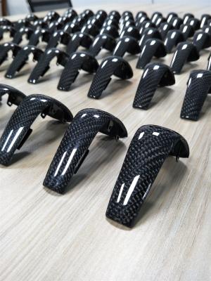 China Custom carbon fiber tuning car shift lever knob wrap carbon fiber Alcantara modify for sale