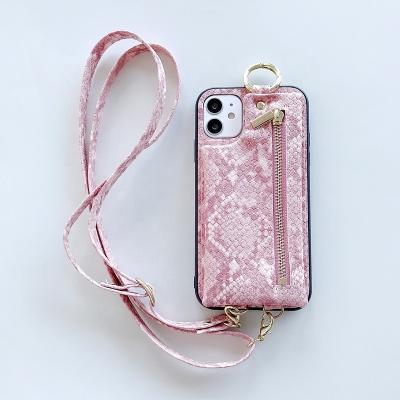 China Anti-fall PU Leather Case Cover Mobile Phone Purse Cross - Body Cell Phone Bags For Huawei iphone 7 8 11 12 xs pro NOVA Mate x 30 P40 P30 for sale