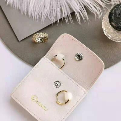 China Custom Microfiber/Velvet/Suede Microfiber/velvet/suede jewelry bags ring bracelet earring felet logo jewelry pouch packaging bag for jewelry for sale