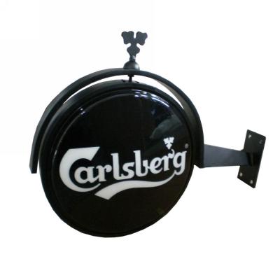 China Carlsberg Metal Framed Rotate Outdoor Light Box PUB-EM02 for sale