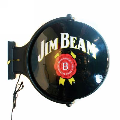 China Jim Beam Injection Molded ABS Plastic Rotating Outdoor Pub Sign Light Box PUB-EP01 for sale