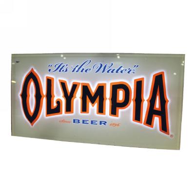 China Oly Acrylic LED Light Box with Raised Halo Light Logo SIG-EP09 for sale