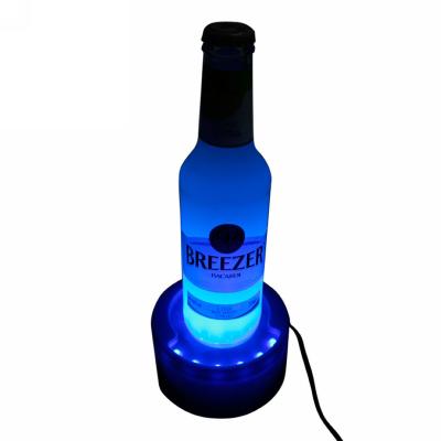 China Blue Light Injection Molded ABS Plastic LED Bottle Glorifier Display GLO-EP02BL for sale