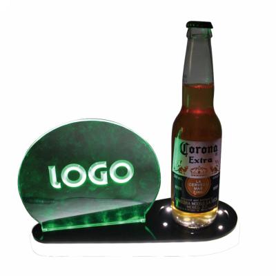 China logo LED Edgelit Acrylic Sign Bottle Display LED Bottle Display GLO-EP04 for sale