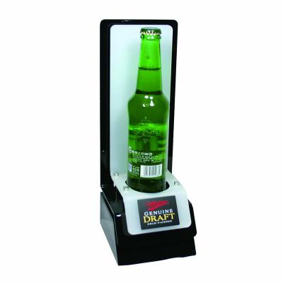 China Miller Acrylic Single Bottle Glorifier with Backer LED Bottle Display GLO-EP07 for sale