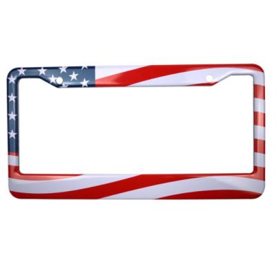 China No Missing Car Number License Plate Holder License Plate Frame For US Euro Market for sale