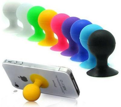 China Universal Holder For Octopus Rubber Ball Sucker Phones 2019 Silicone Holder Cell Phone Desktop Holder for sale