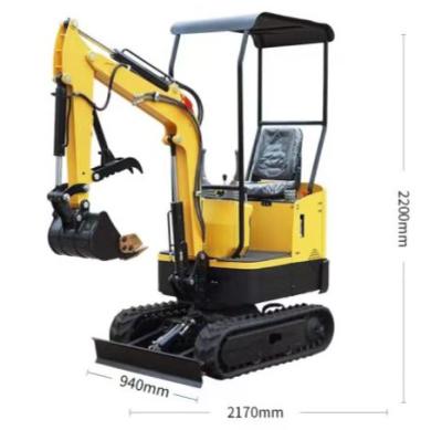 China Building material stores mini electric jual digger excavator with wheels bekas mini small digger machine 5 ton for sale