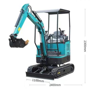 China 3 ton to 6 ton electric mini hotels tooth remote control bucket excavator for sale