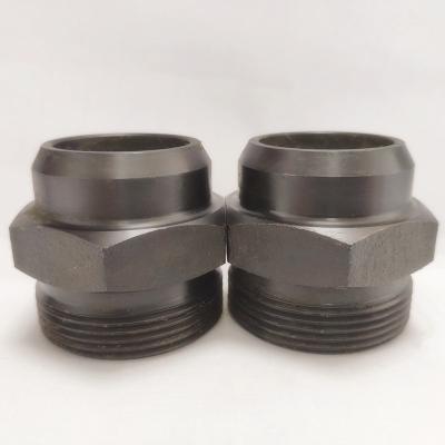 China Hot Sale High Quality Carbon Steel 1CW High Pressure Fittings Carbon Steel 24 Degree Cone Card Sleeve Seals Hydraulic Welded Joint Supply Good Price for sale