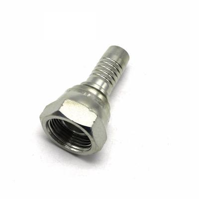 China Carbon Steel High Pressure 20211 Metric Female Flat Seat Straight Hydraulic Tube Fittings Hose Crimping Fittings for sale