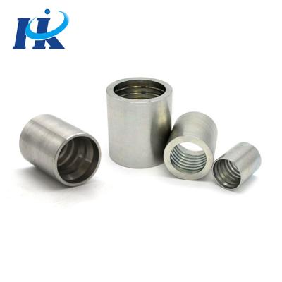 China Factory Direct High Quality Carbon Steel/Stainless Steel Pipe Nipple Connector Female Nut Socket Carton Direct With Great Machine Tools Price for sale