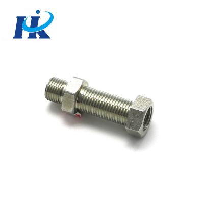 China High Quality 6C6d Hydraulic Metric Male Straight Bulkhead Adapter Carbon Steel Hose Fittings With Great Price for sale