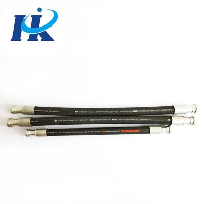 China SAE100R1AT 1/2 inch rubber high quality hydraulic brake hose assembly excavator hydraulic rubber hose used for sale