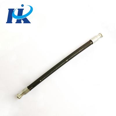 China High Pressure Steel Wire Braided Rubber Hose Hydraulic Fluids Seal Water Cleaning Synthetic Rubber Hose High Pressure for sale