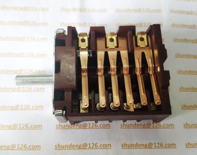 China Ceramic switch SD-2-702 46.27266.500 Rotary switches   OVEN SWITCH  Switch gear Three gears switch for sale