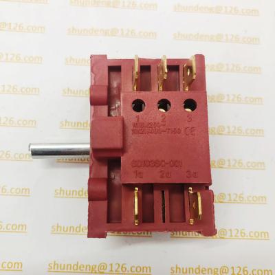 China Home appliance switch SHUNDENG SD-3S-3402 Rotary switches   room heater Three gears switch OVEN SWITCH  Switch gear for sale